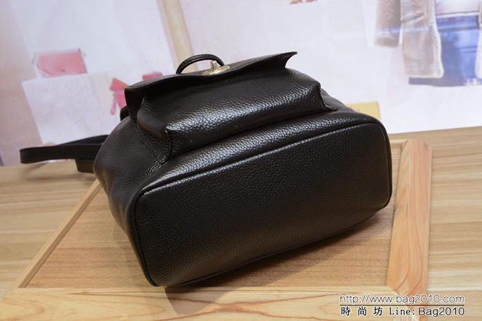 COACH蔻馳 最新款 37621 新款翻蓋 純色全皮 小號雙肩包  Chz1345
